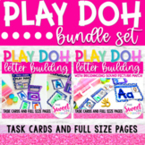 Alphabet Play Doh Task Cards Bundle Set