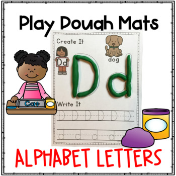 Alphabet Play Dough Activity Mats ~ Making Letters and Letter Writing ...
