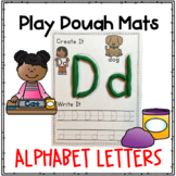 Alphabet Play Dough Activity Mats ~  Making Letters and Le