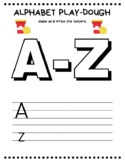 Alphabet Play Dough Build and Make a Letter Worksheets