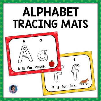 Preview of ABC Knowledge & Review: Tracing Card Worksheets (Google Slides) & Playdough Mats