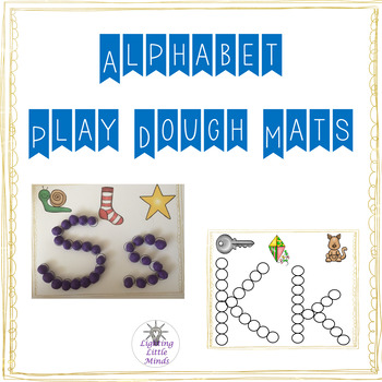 Preview of Alphabet Play Dough Mats