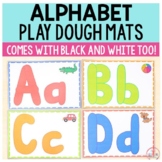 Alphabet Play Dough Mats | Letter Tracing Mats | Uppercase