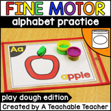 Fine Motor Activities: Alphabet Play Dough Mats and Letter