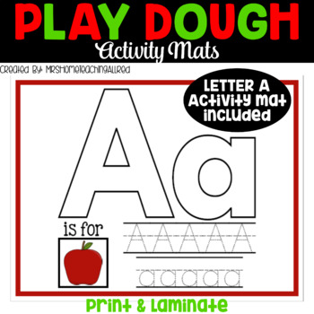 Alphabet Play Dough Mats For Pre K And Kinder Printable