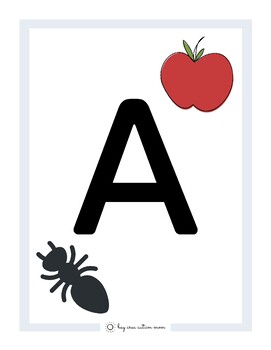 Alphabet Playdough Activity Mat: A-Z by Bay Area Autism Mom Store
