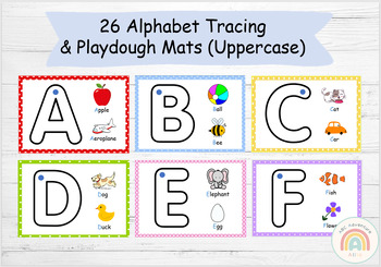 Lowercase Alphabet Play Dough Mats Letter Playdough Mats Alphabet Playdoh  Mats