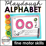 Alphabet Playdough Mats Fine Motor Activities Letter Recognition