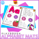 Alphabet Playdough Mats ● Learning Letters A-Z ● Preschool
