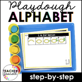 Alphabet Playdough Mats with Step-by-Step Instructions | F