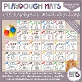Alphabet Playdough Mats with Step-by-Step Visual Direction