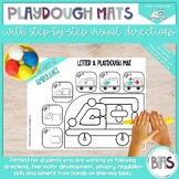 Alphabet Playdough Mats with Step-by-Step Visual Direction