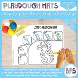 Alphabet Playdough Mats with Step-by-Step Visual Direction