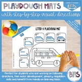 Alphabet Playdough Mats with Step-by-Step Visual Direction