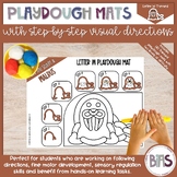 Alphabet Playdough Mats with Step-by-Step Visual Direction