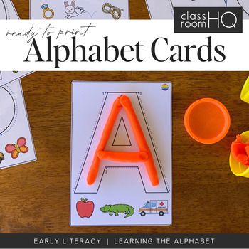 Alphabet Playdough Upper Case Letters by you clever monkey | TpT