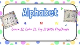 Alphabet. Playdough math