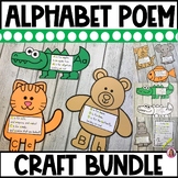 Alphabet Poems Crafts Bundle | Alphabet Crafts | Alphabet 