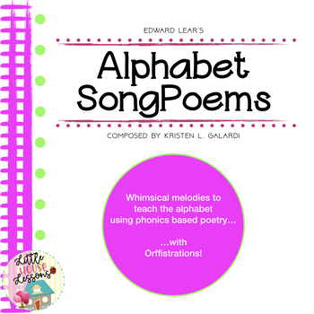 Preview of Alphabet Poem Songs