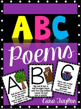 Preview of Alphabet Poems