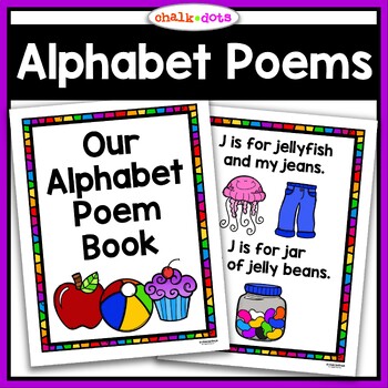 Alphabet Poems by ChalkDots | Teachers Pay Teachers