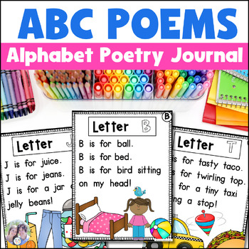 Preview of Alphabet Poems | Letter of the Week Poems | ABC Poem Activities | Lit Centers