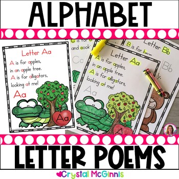 Alphabet Poems for Shared Reading (26 Poems) by Crystal McGinnis