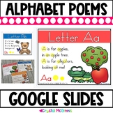 Alphabet Poems for Shared Reading GOOGLE SLIDES and Colore
