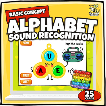 Preview of Alphabet Pop | Sound Recognition (3 choices)