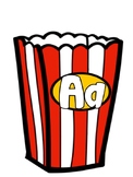 Alphabet Popcorn Beginning Initial Sound Search and Find M