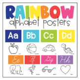 Rainbow Alphabet Poster