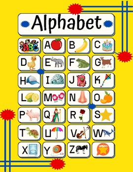 Alphabet Poster by We Eight At The Table | TPT