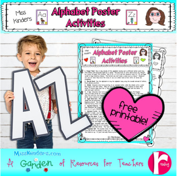 Preview of Alphabet Poster Activities