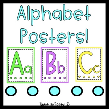 Alphabet Posters! | Classroom Decor | Bright and Colorful by Anna in ...