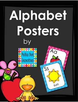 Preview of Bright & Fun Alphabet Posters
