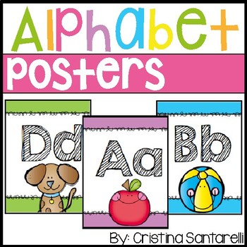Alphabet Posters by AisforAdventuresofHomeschool | TPT