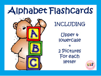 Preview of Alphabet Posters - 2 Flashcards for each letter - Classroom Decoration