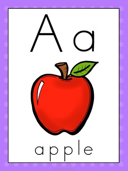 Alphabet Posters by My Little Lesson | Teachers Pay Teachers