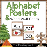 Alphabet Posters | Camping Theme Alphabet Poster Set