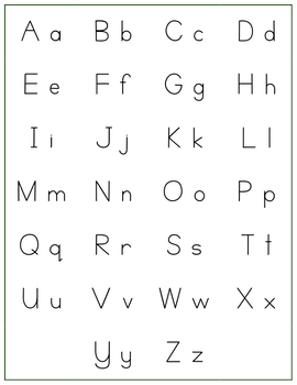 spalding alphabet posters by teaching knowledge tpt