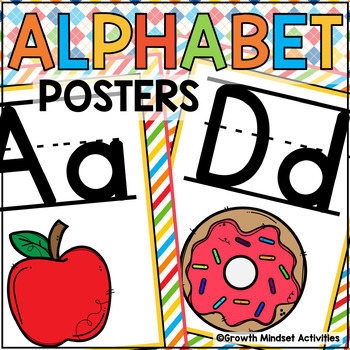 Alphabet Posters by Beeha Bright - Growth Mindset Activities | TPT
