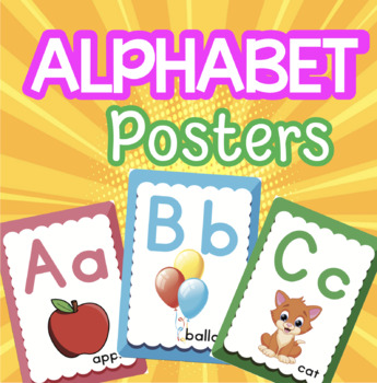 Alphabet Posters, Letters Posters