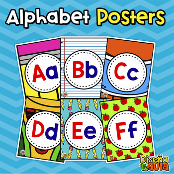 Alphabet Posters by Disena tu aula | TPT