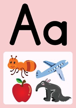 Alphabet Posters (Pink) by Miss Tasha's Kindy Treats | TPT