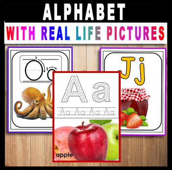 Preview of Alphabet Posters - Alphabet posters real pictures - Alphabet with Real Pictures