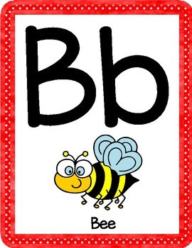 Alphabet Posters (Bold, Simple, + Clear Letters) | TPT