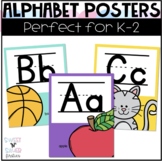 Alphabet Posters Bright Classroom Decor