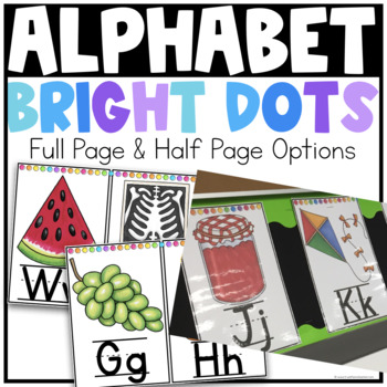 Preview of Alphabet Posters {Bright Dots}