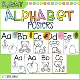 Alphabet Posters | Bunny Decor | ASL