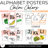 Alphabet Posters | Calm Colors | ASL | Real Photos